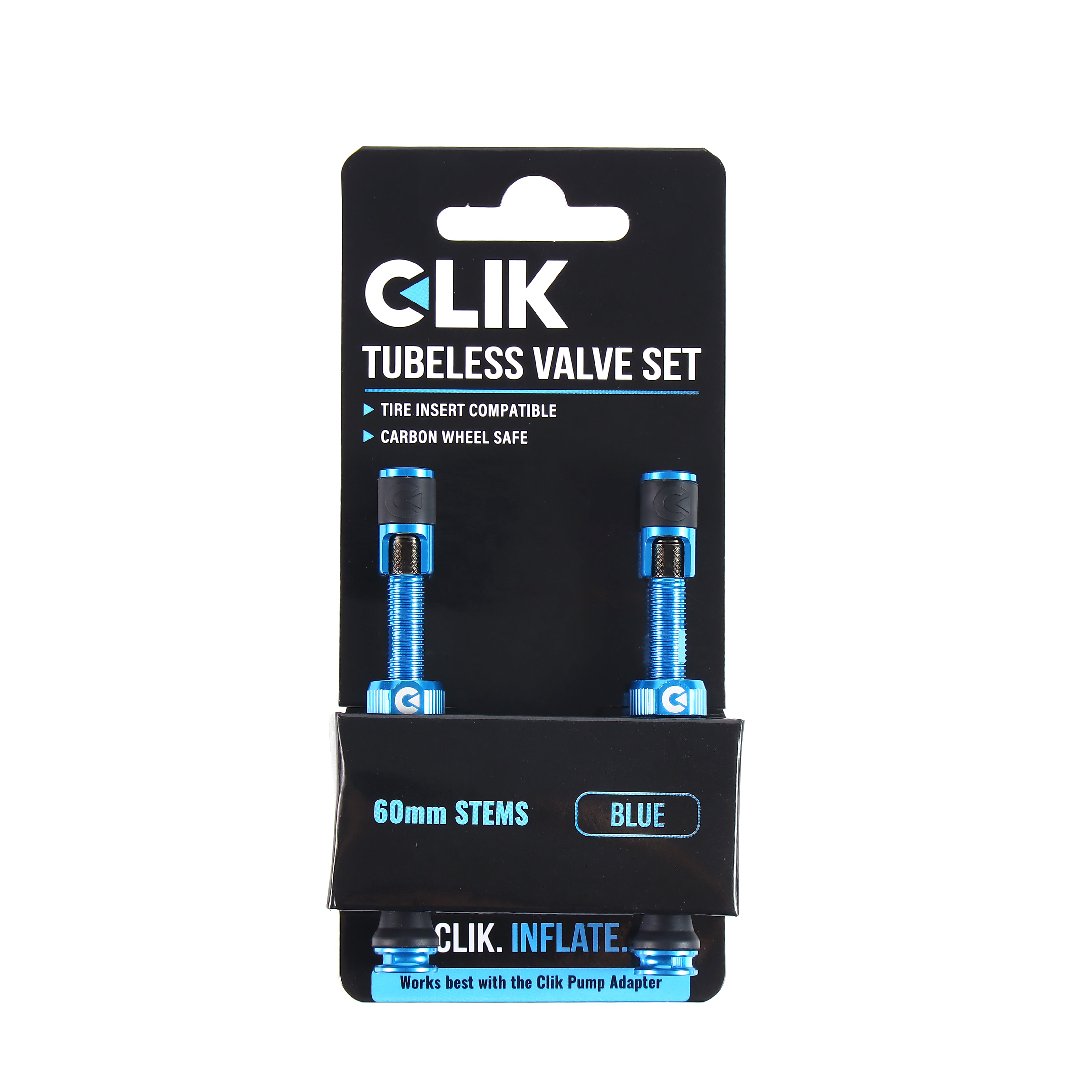 Clik Valve® Tubeless Valve Sets - Now featuring Clik Quik Caps