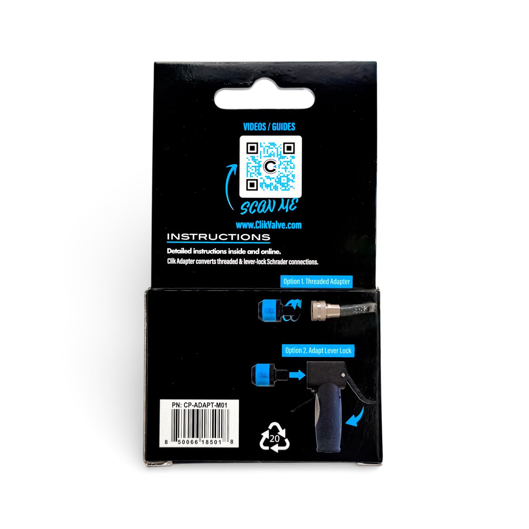 プレミアム クリック ポンプ ヘッド アダプター (アルミニウム)