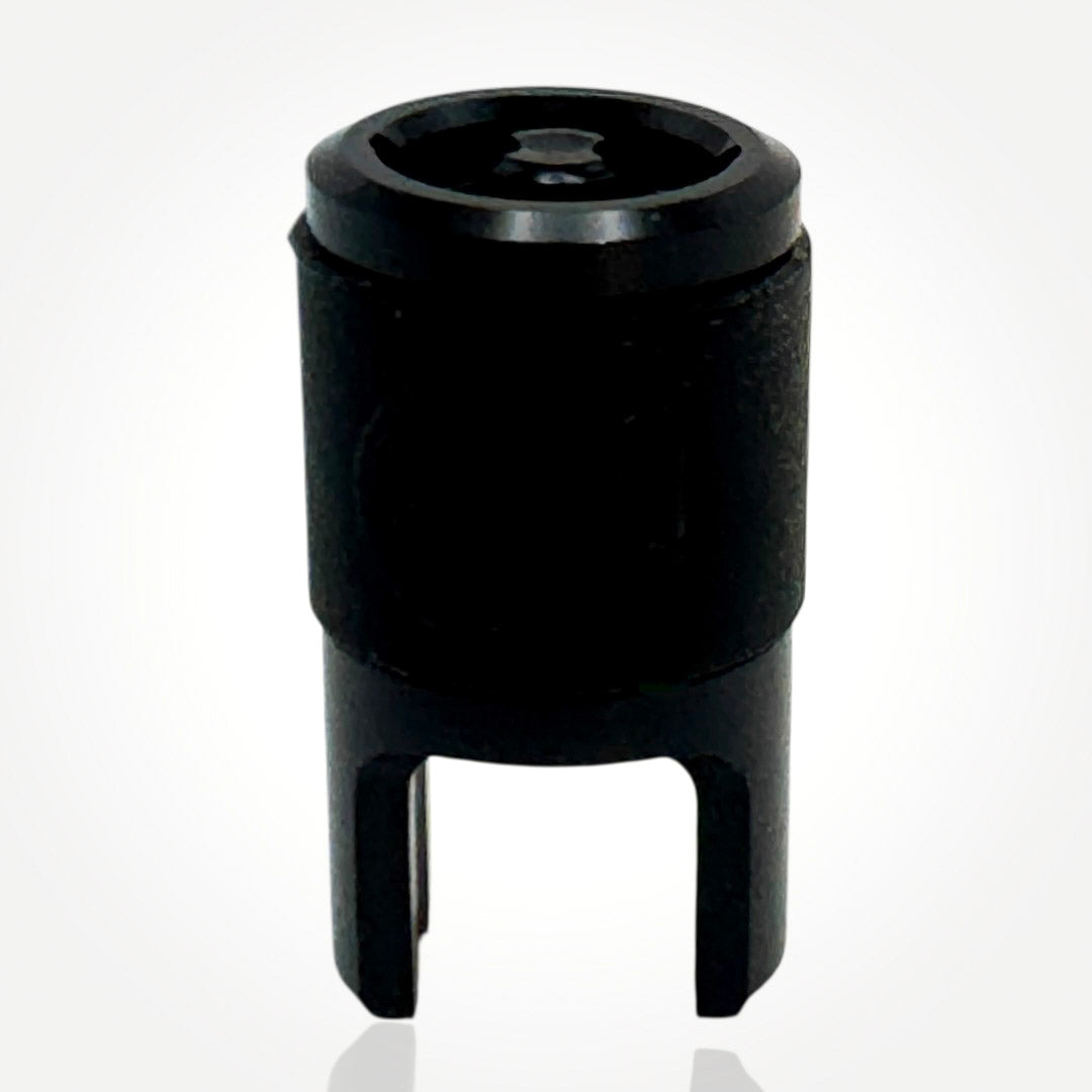 Clik Valve Quik Dust Caps (Set of 4) - Aluminum Clik-On / Pull-Off Caps with Built-In Valve Tool