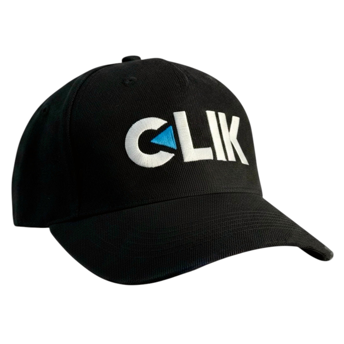 CLIK Embroidered Baseball Cap - Black, Adjustable