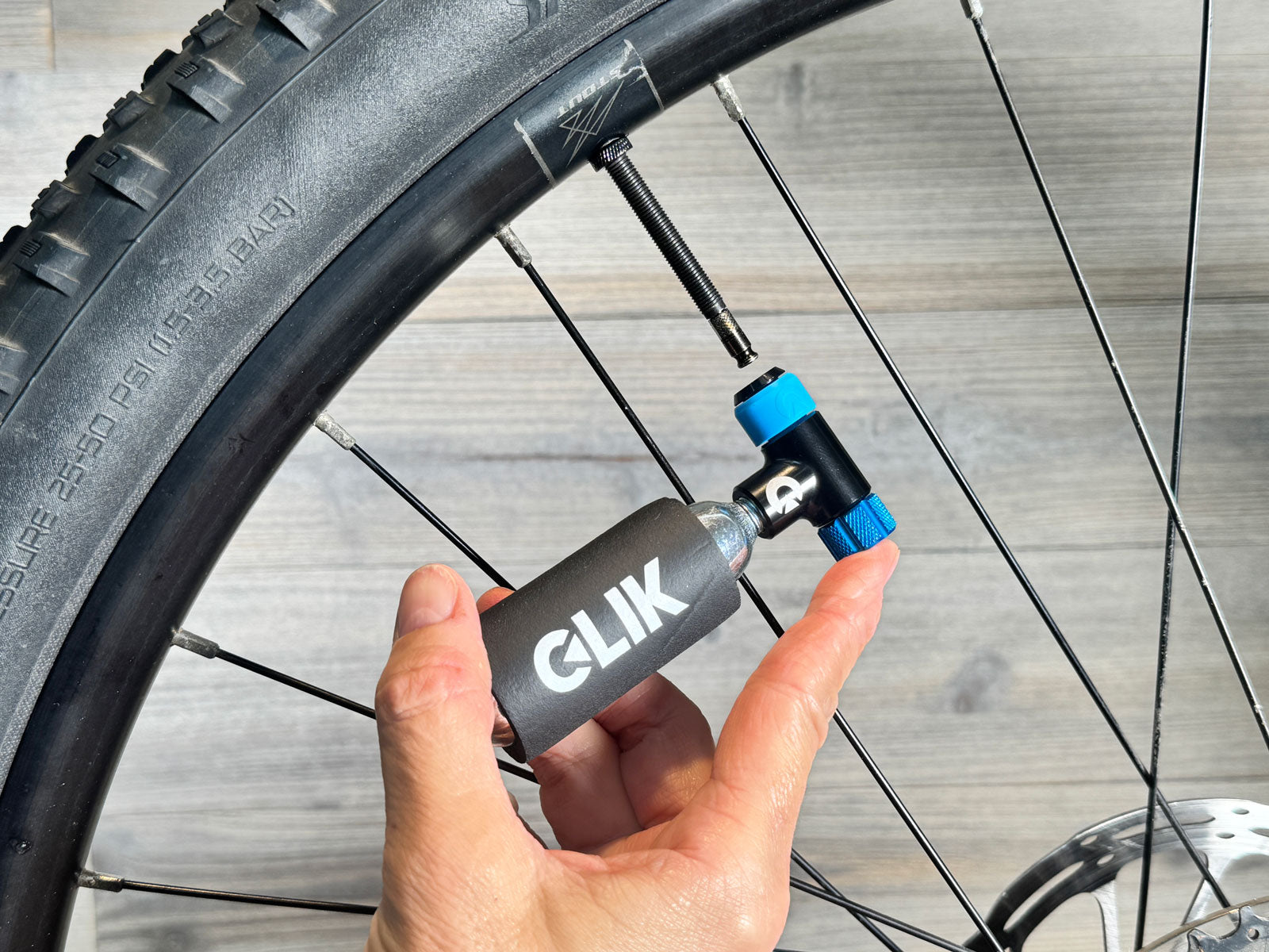 Clik™ JetBurst CO2 Inflator (Clik CO2 Inflator - Cartridge not included)