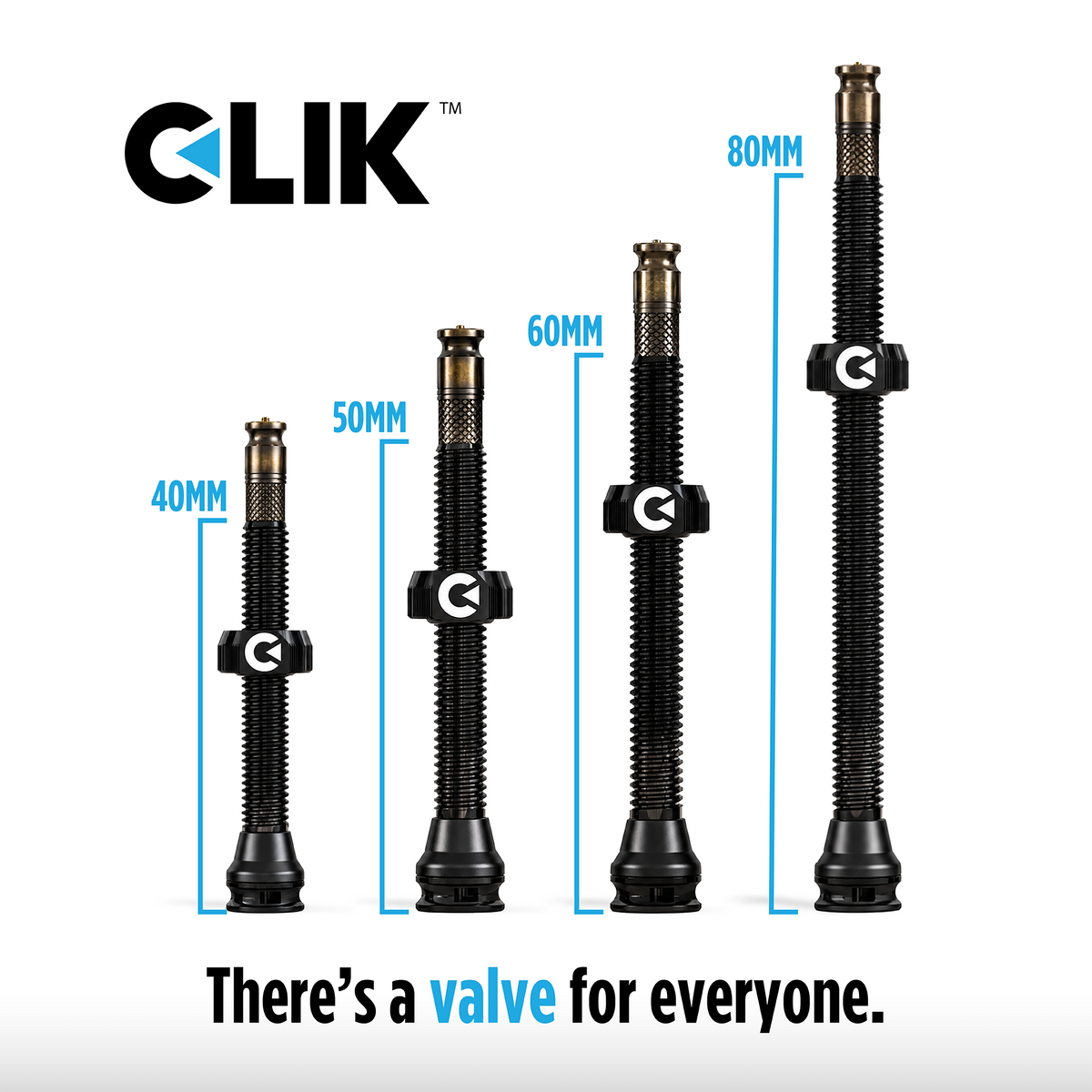 Clik 無內胎閥門和幫浦頭套件(高級版)