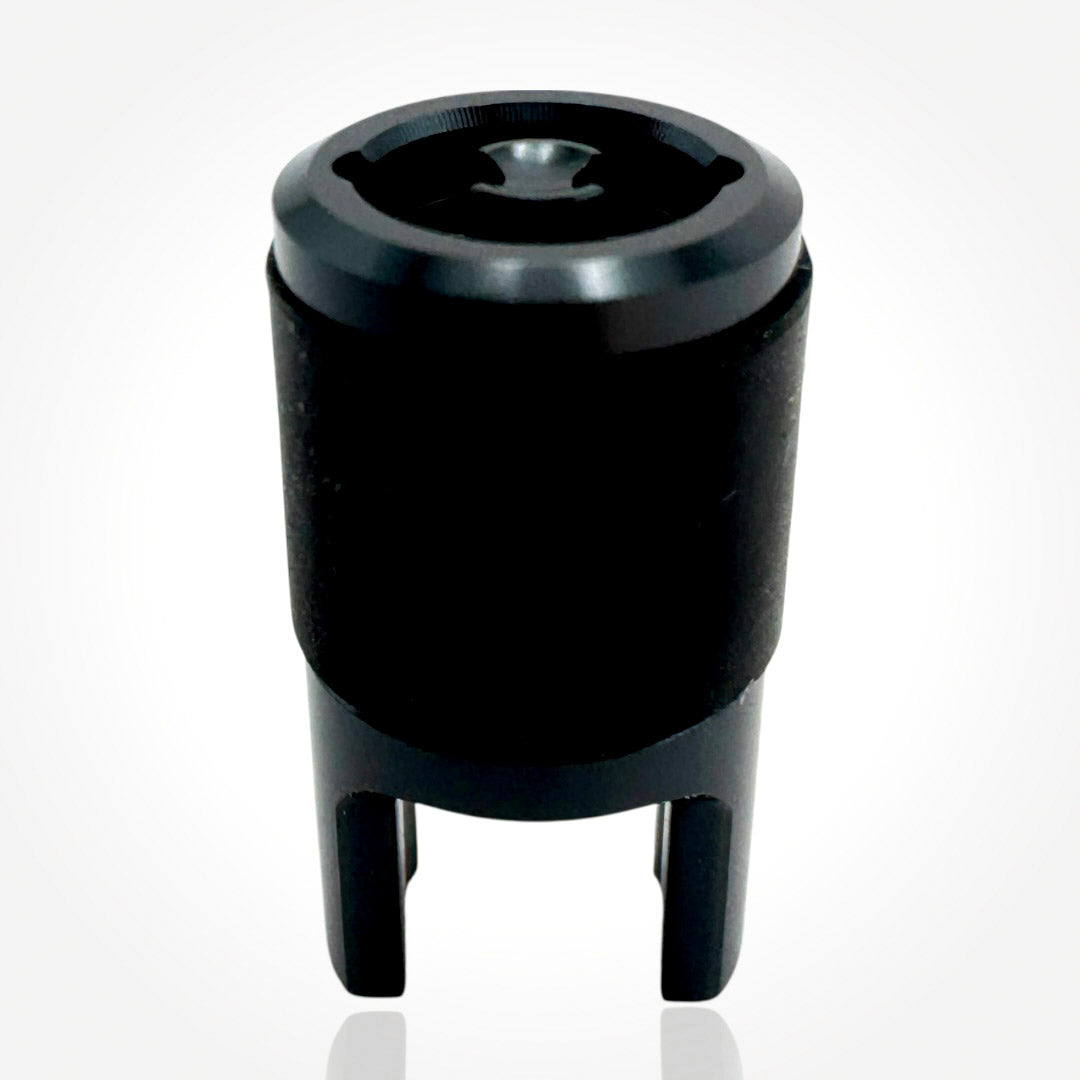 Clik Valve Quik Dust Caps (Set of 4) - Aluminum Clik-On / Pull-Off Caps with Built-In Valve Tool