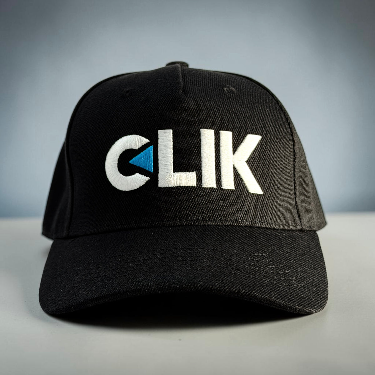 CLIK Embroidered Baseball Cap - Black, Adjustable