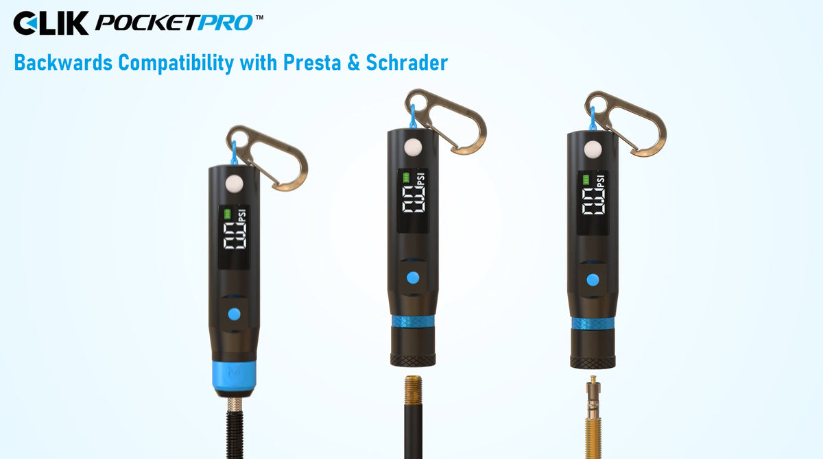 Clik PocketPro™ Digital Gauge | Clik, Presta & Schrader | Available Nov. 15
