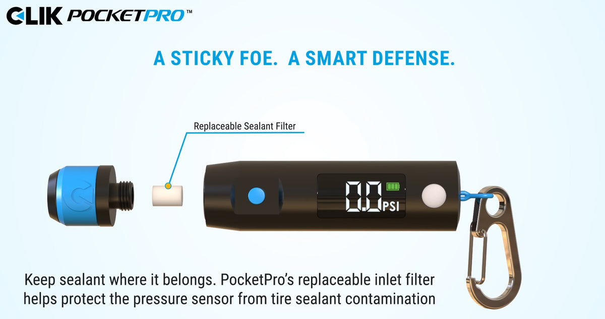 Clik PocketPro™ Digital Gauge | Clik, Presta & Schrader | Available Nov. 15