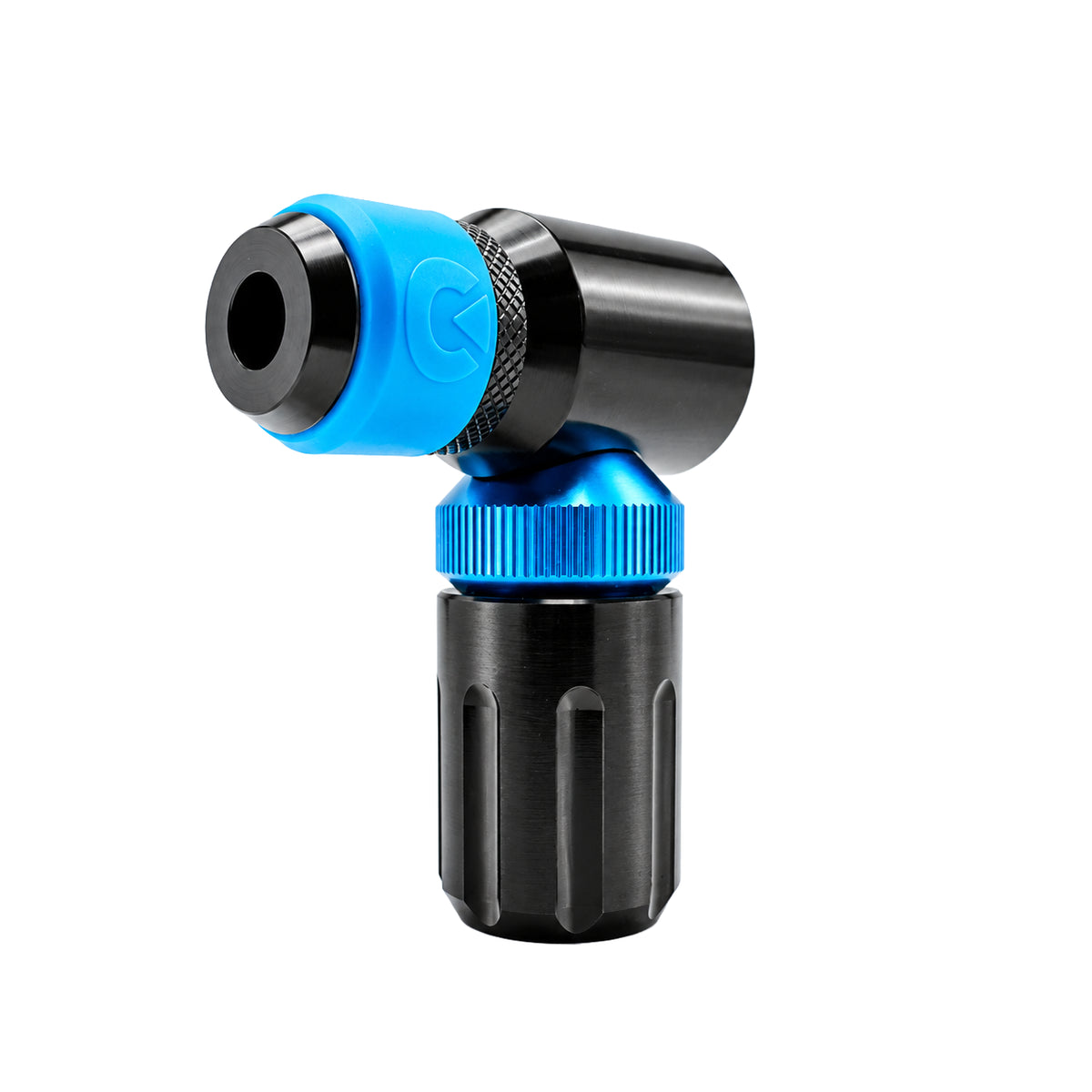 Clik Flow90™ Precision Floor Pump Head with Removable Adapter