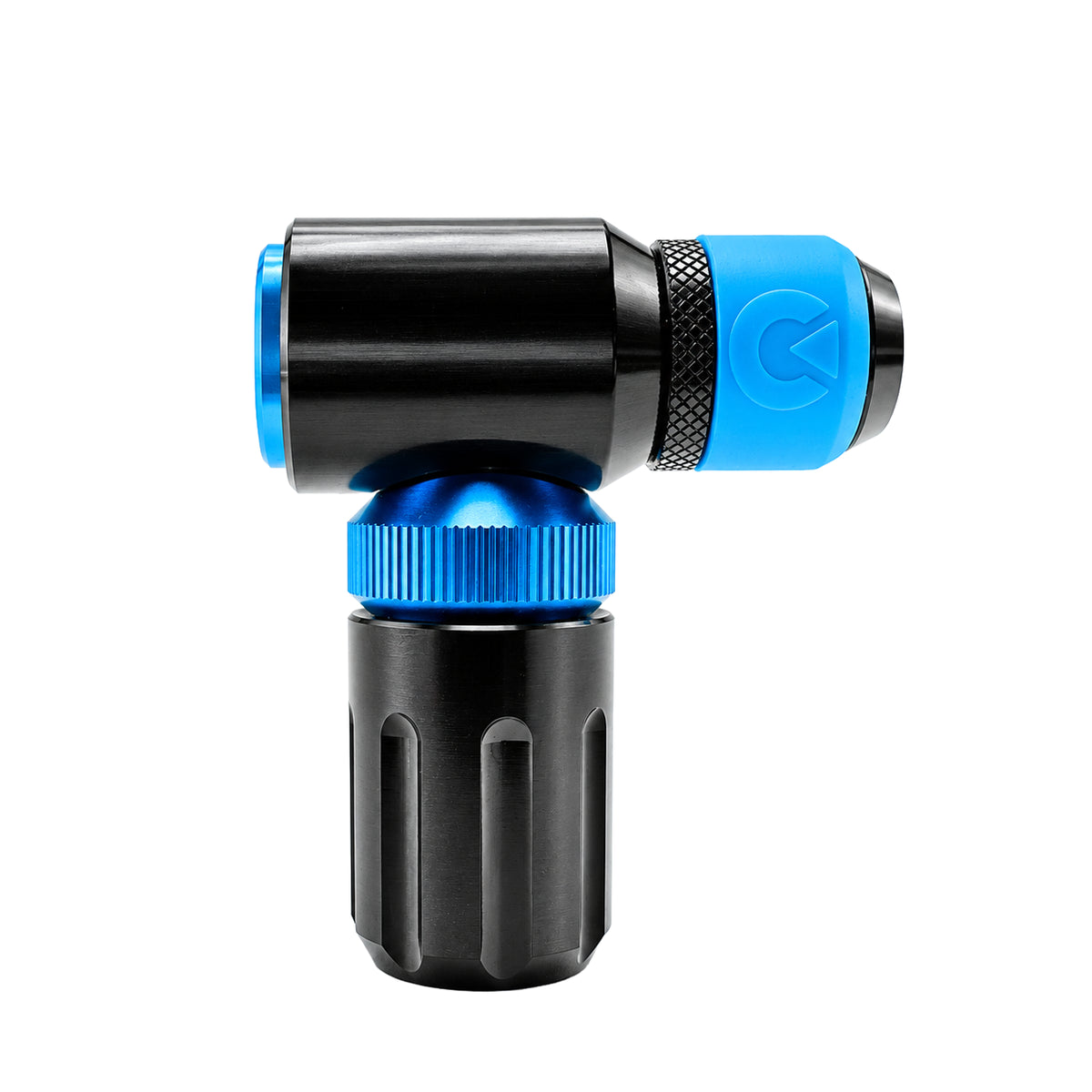 Clik Flow90™ Precision Floor Pump Head with Removable Adapter