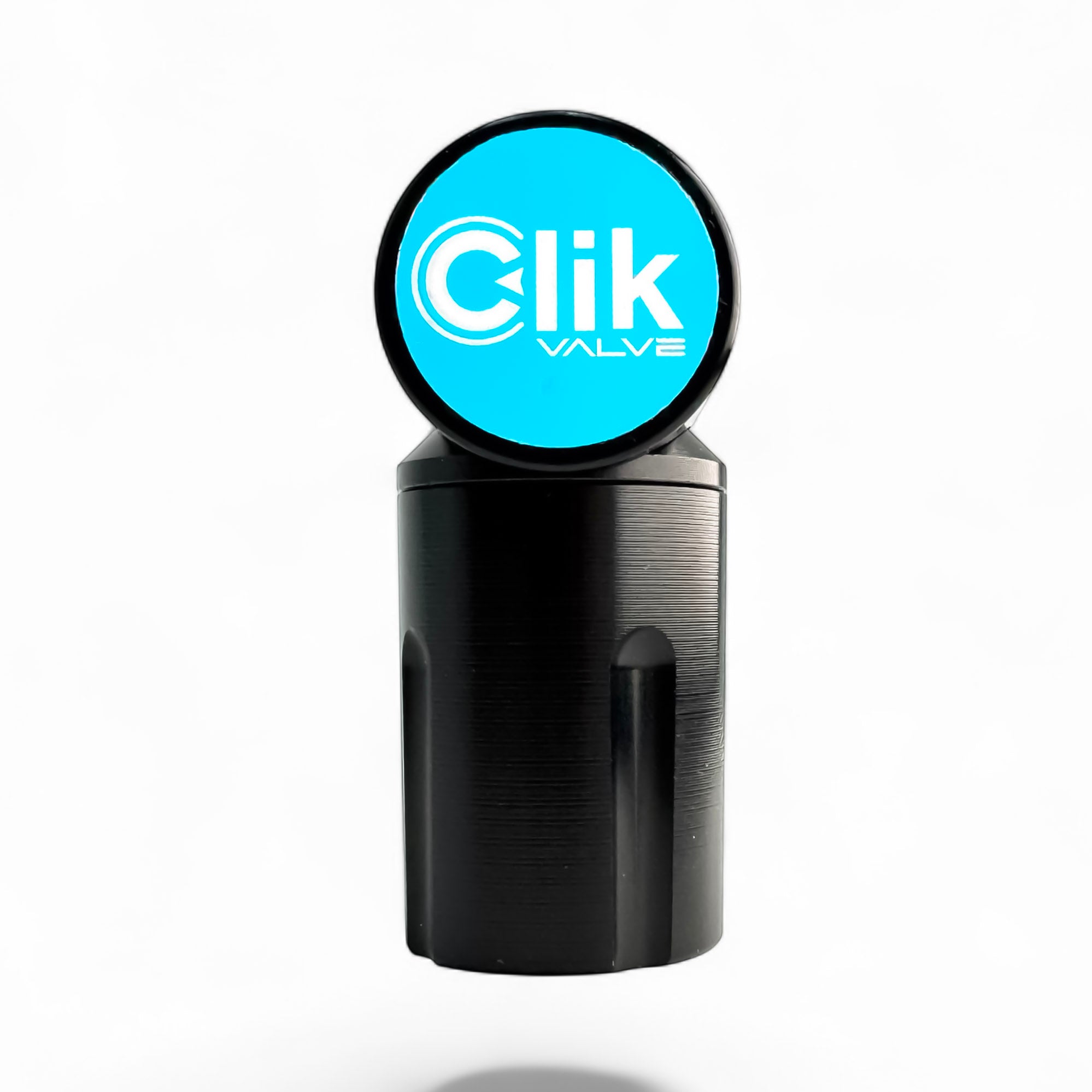 Clik 2-in-1 Right Angled Pump Head - Aluminum with Removable Adapter
