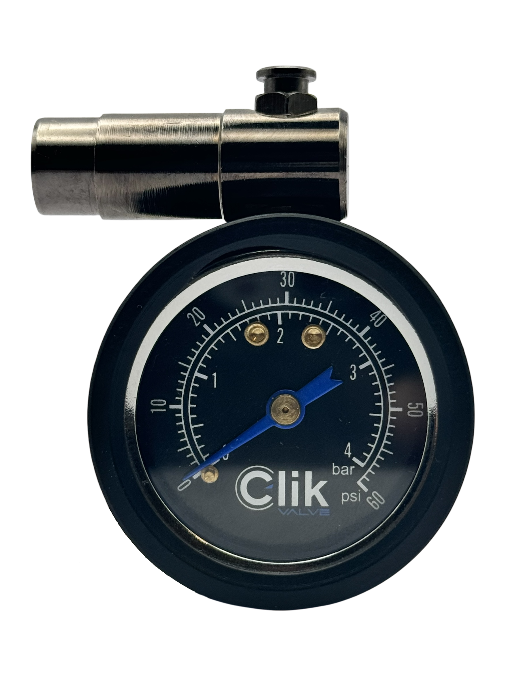 Clik Tire Pressure Gauge 0-60psi / 4 bar