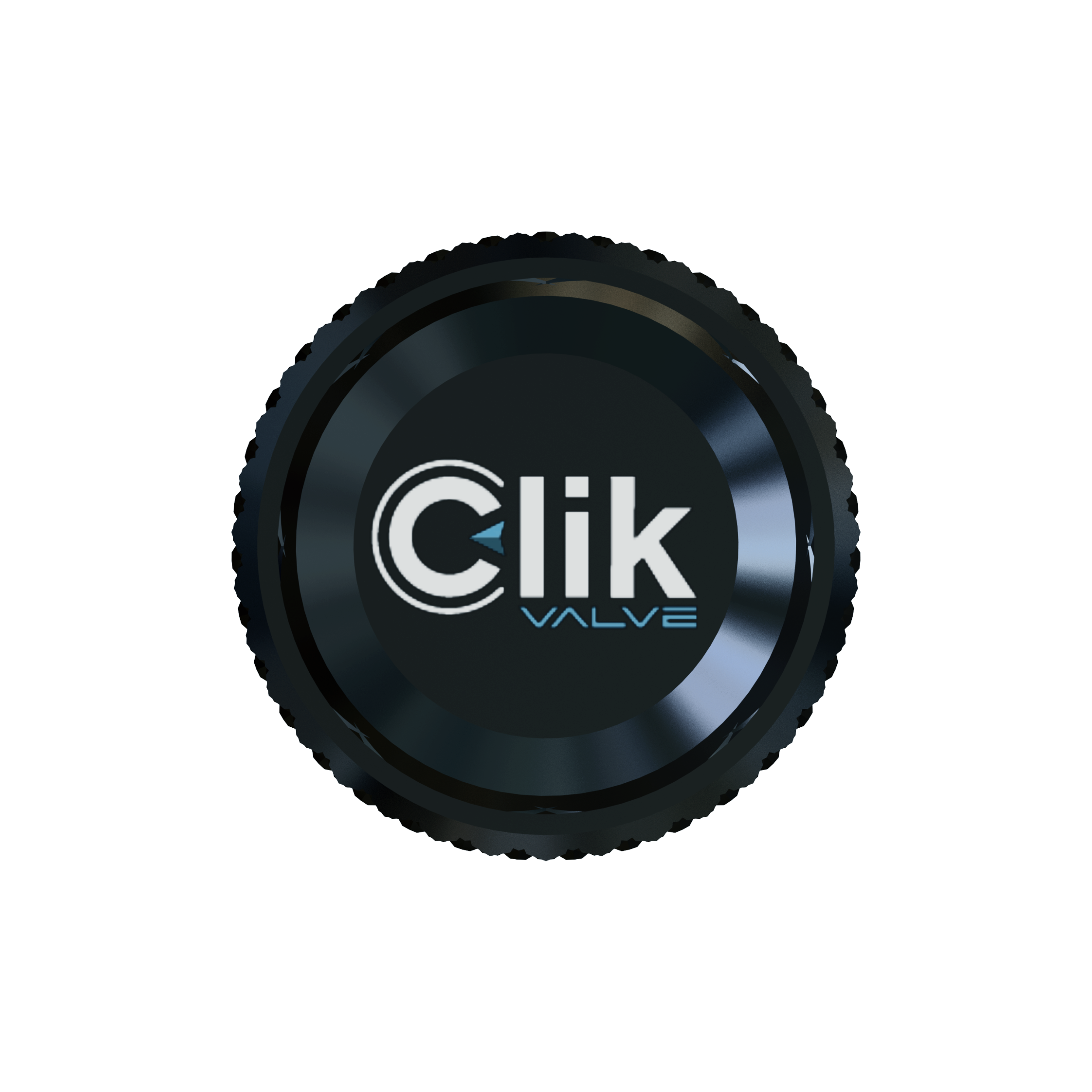 Clik Valve premium threaded dust cap with built-in valve core removal tool