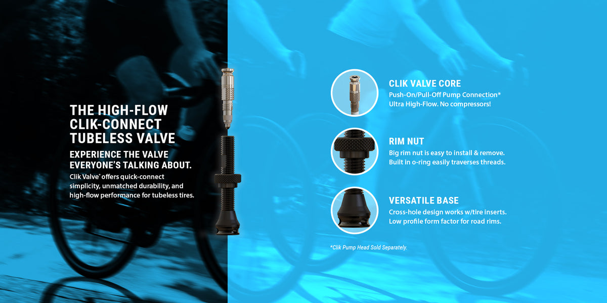 Clickvalve Display Clik Valve - The future of tire inflation