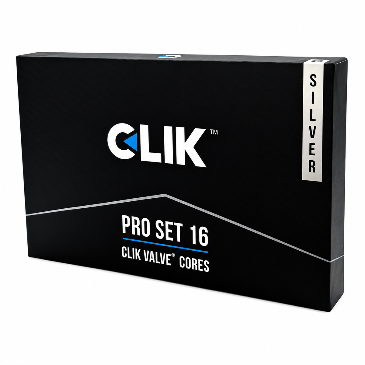Clik Valve Pro Set 16 - Set of 16 Clik Cores (for Presta stems) & Dust Caps