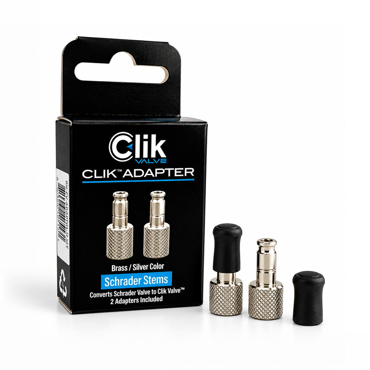 Schrader to Clik Valve Adapter Set