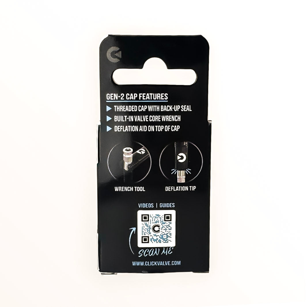 Clik Gen-2 Premium Threaded Dust Caps (Set of 4) - Aluminum