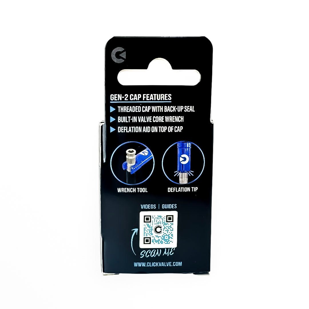 CAPSULE CONTROL ドックタグ Clik Gen-2 Premium Threaded Dust Caps (Set of 4) - Aluminum