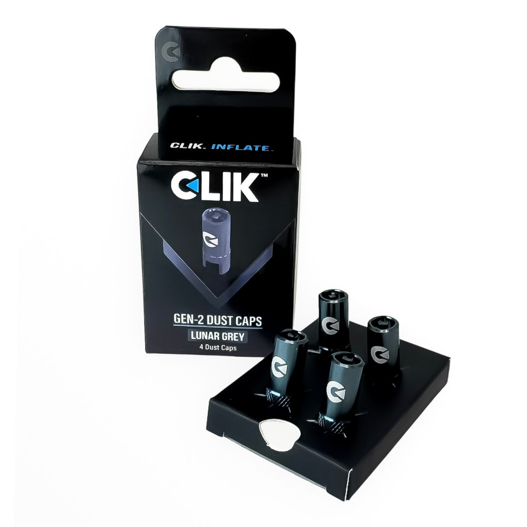 Clik Gen-2 Premium Threaded Dust Caps (Set of 4) - Aluminum