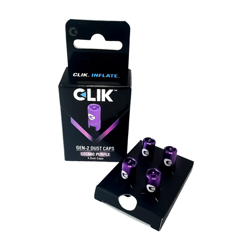 Clik Gen-2 Premium Threaded Dust Caps (Set of 4) - Aluminum