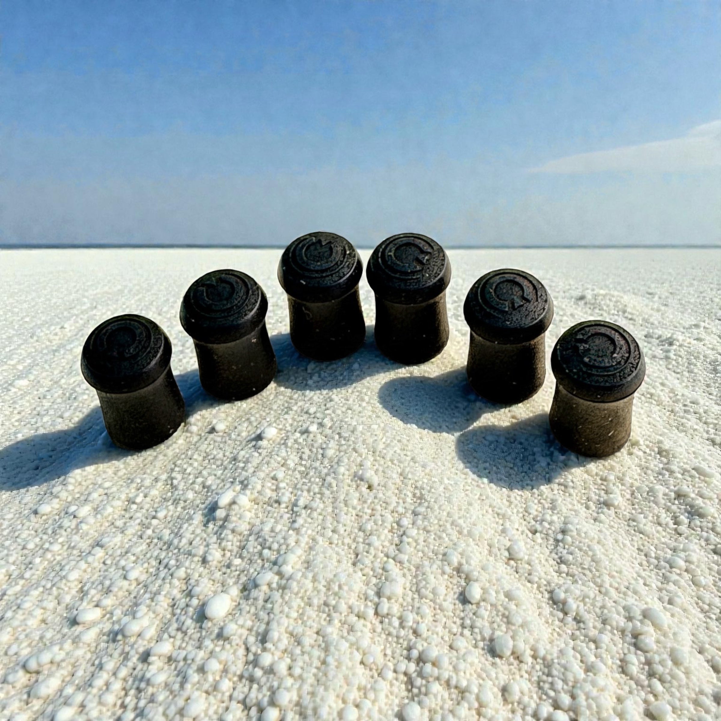 Clik Soft Dust Caps (Set of 6) - Grippy Push-On Pull-Off Design