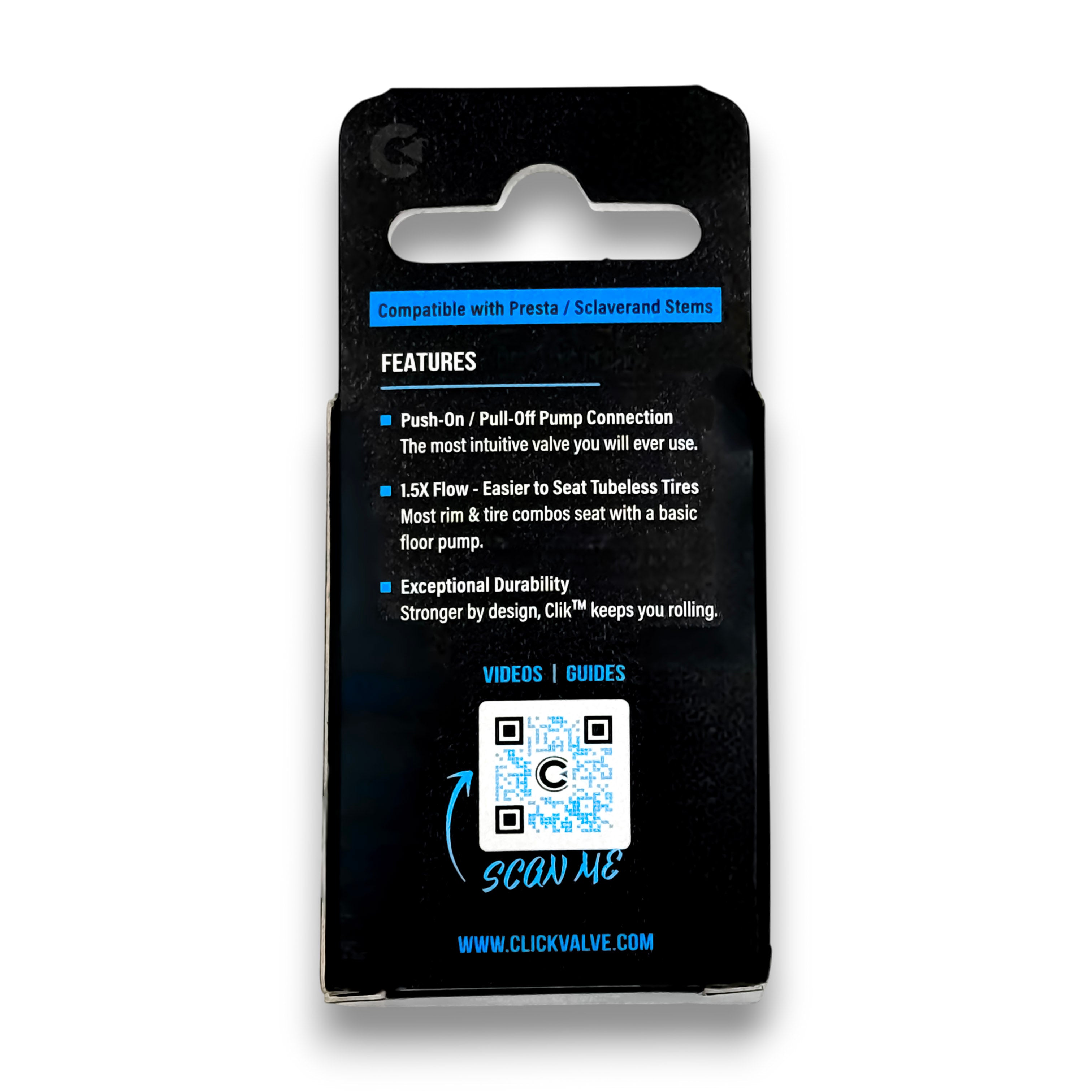 Clik Valve Hi-Flow Cores for Presta Stems