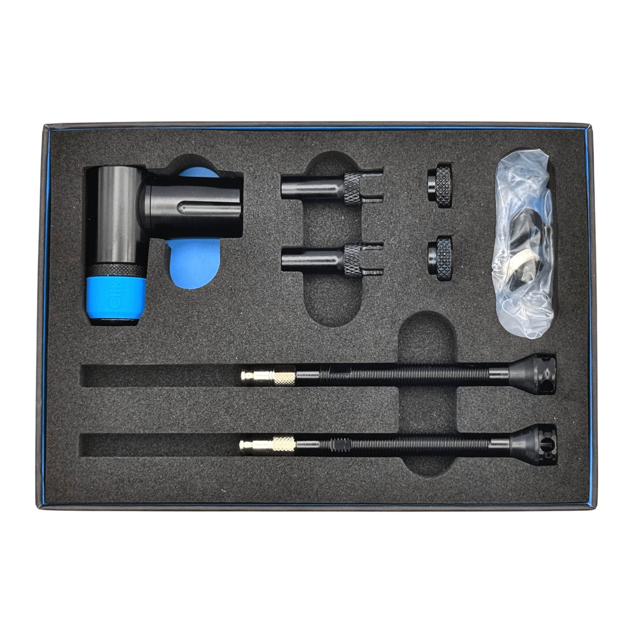 Clik Tubeless Valves & Pump Head Kit (Premium Edition) - Clik Valve